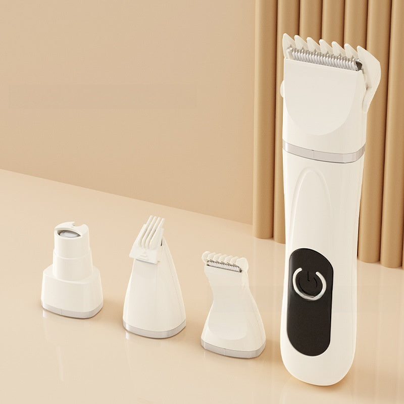 4 in 1 Electric Pet Grooming Kit - Hair Trimmer, Clippers, Nail Grinder for Cats & Dogs