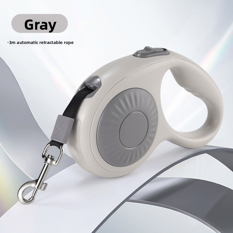 Automatic Retractable Dog Leash with Light
