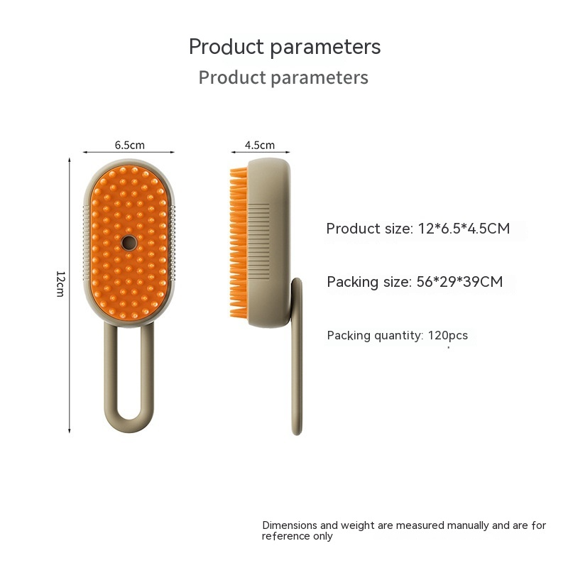Electric Cat Steam Brush ? 3-In-1 Pet Grooming Comb with Water Spray for Cats and Dogs, USB Rechargeable