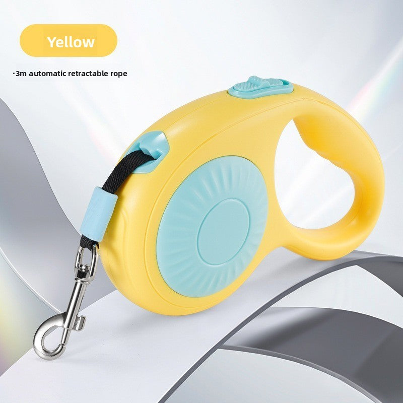 Automatic Retractable Dog Leash with Light