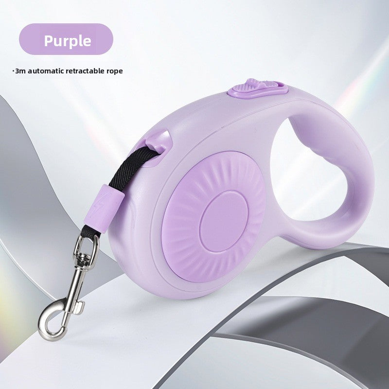 Automatic Retractable Dog Leash with Light