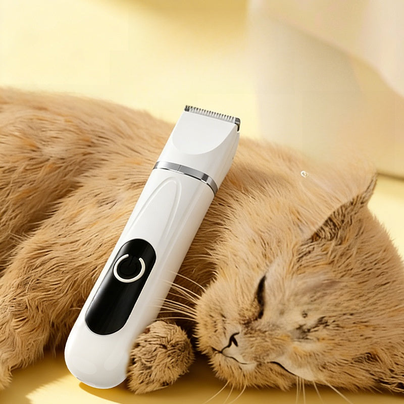 4 in 1 Electric Pet Grooming Kit - Hair Trimmer, Clippers, Nail Grinder for Cats & Dogs