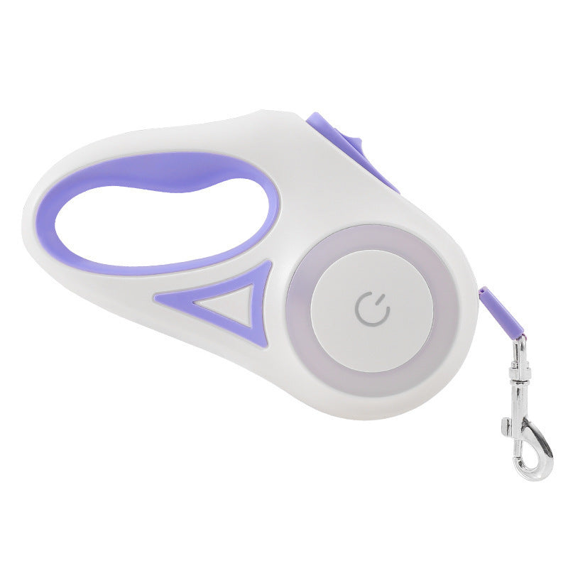 Automatic Retractable Dog Leash with Light